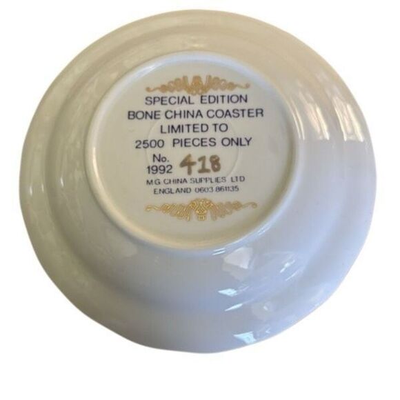 USAAF In England 50 Year Commemorative Special Edition Bone China Coaster - Picture 4 of 6